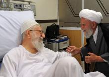 عیادت آیت الله ناصری از رهبر انقلاب